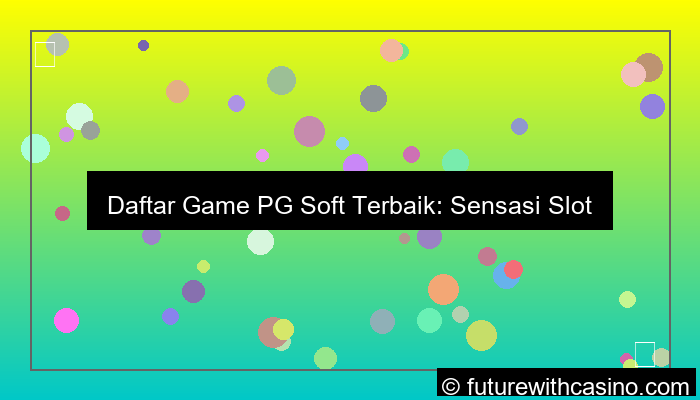 daftar game pgsoft