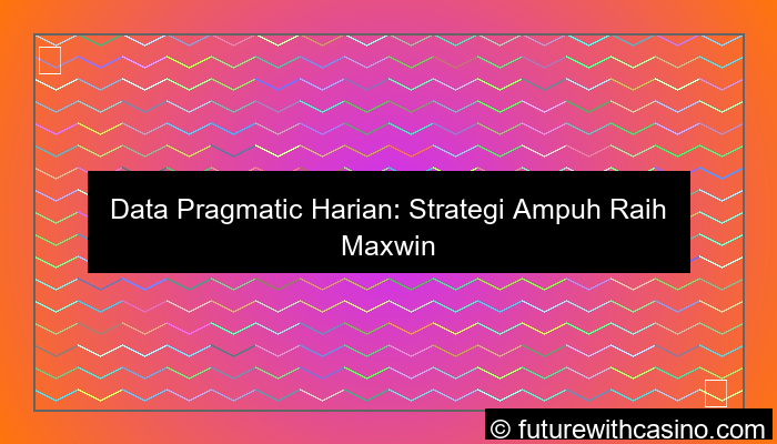data pragmatic harian