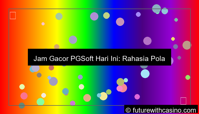 desain jam gacor pgsoft