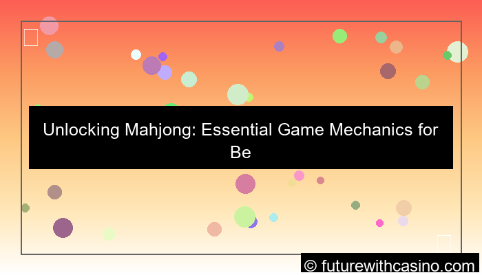 mahjong game mechanics