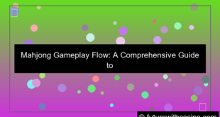 mahjong gameplay flow