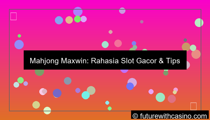 visual mahjong maxwin