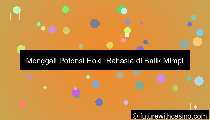 ilustrasi mimpi angka keberuntungan