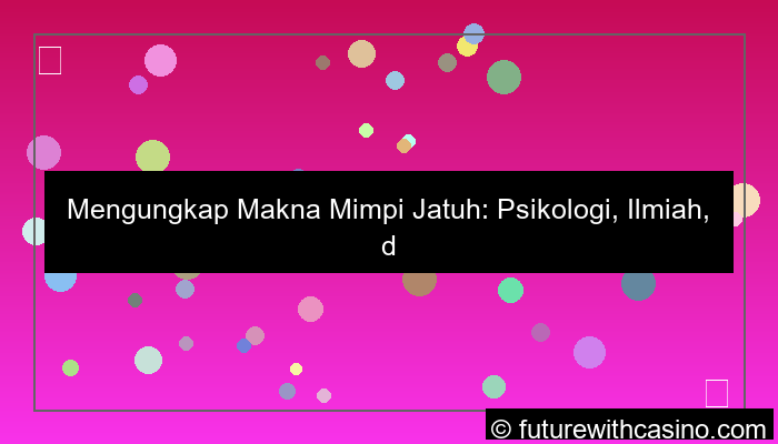 grafik mimpi jatuh