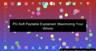 pgsoft paytable explanation