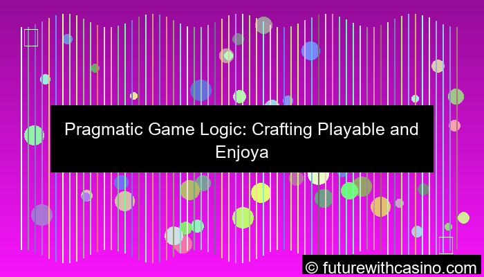 pragmatic game logic