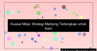 strategi mahjong