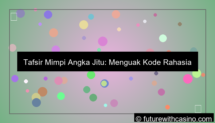 desain tafsir mimpi angka jitu