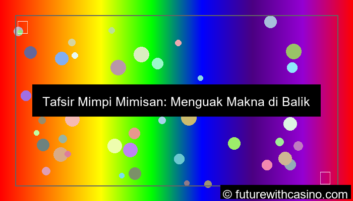 desain tafsir mimpi mimisan