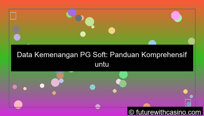 desain data kemenangan pgsoft