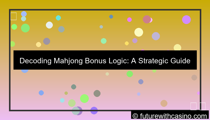 mahjong bonus logic