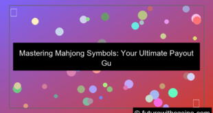desain mahjong symbol payout guide