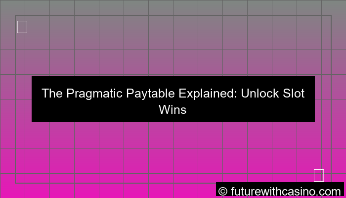 pragmatic paytable explanation
