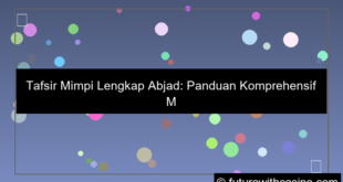 tafsir mimpi lengkap abjad